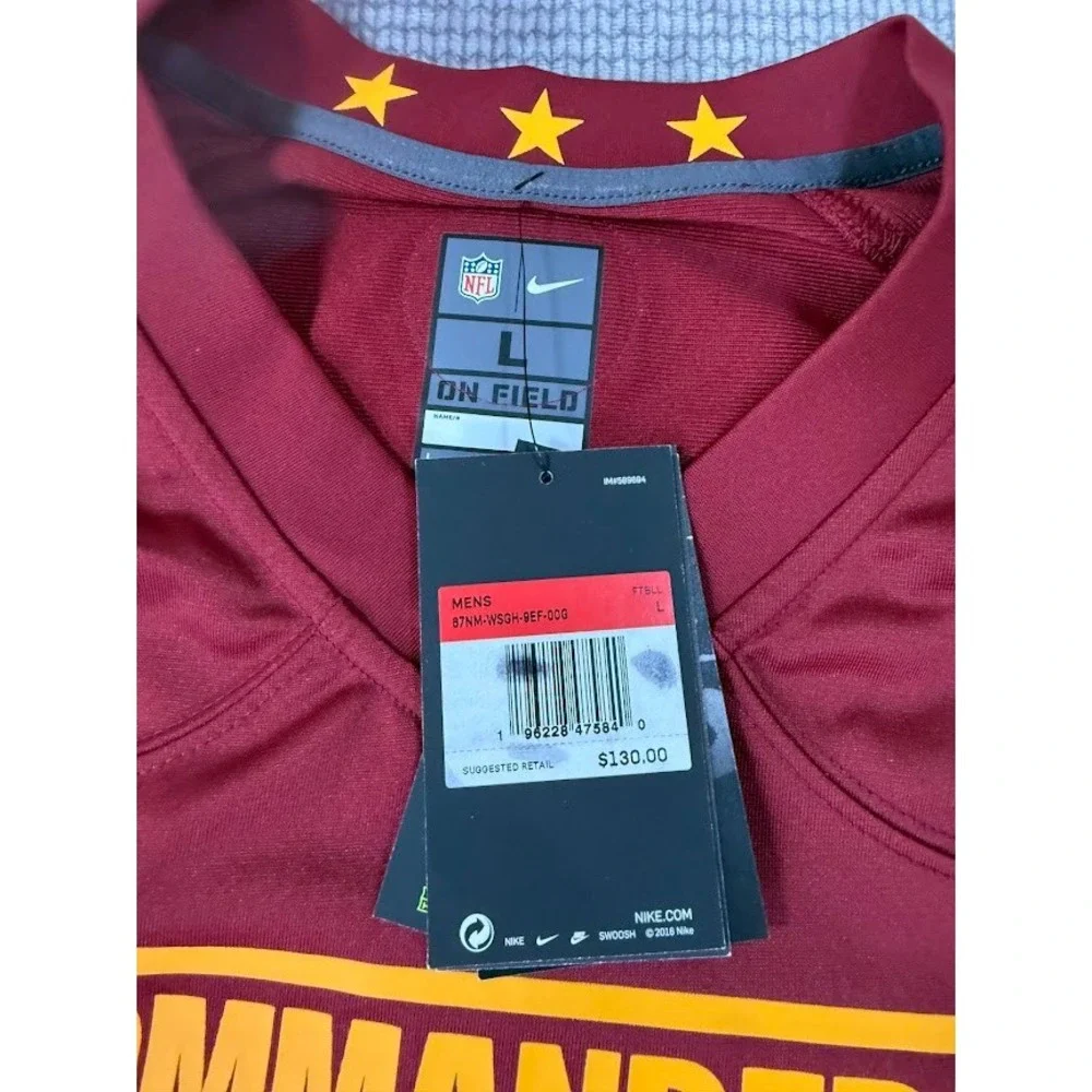 Nike Washington Commanders Chase Young‎ 99 NFL Jersey Burgundy Gold Mens L NWT